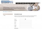 Schneller E-Mail-Kontakt ist über ein integriertes Formular möglich