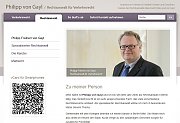 Details zur Person und dem Werdegang gehören selbstverständlich zur Präsentation
