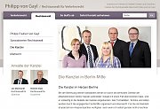 Nicht juristische Systeme, sondern Menschen arbeiten für Menschen. Das soll auch durch die Anwaltwebseite vermittelt werden.